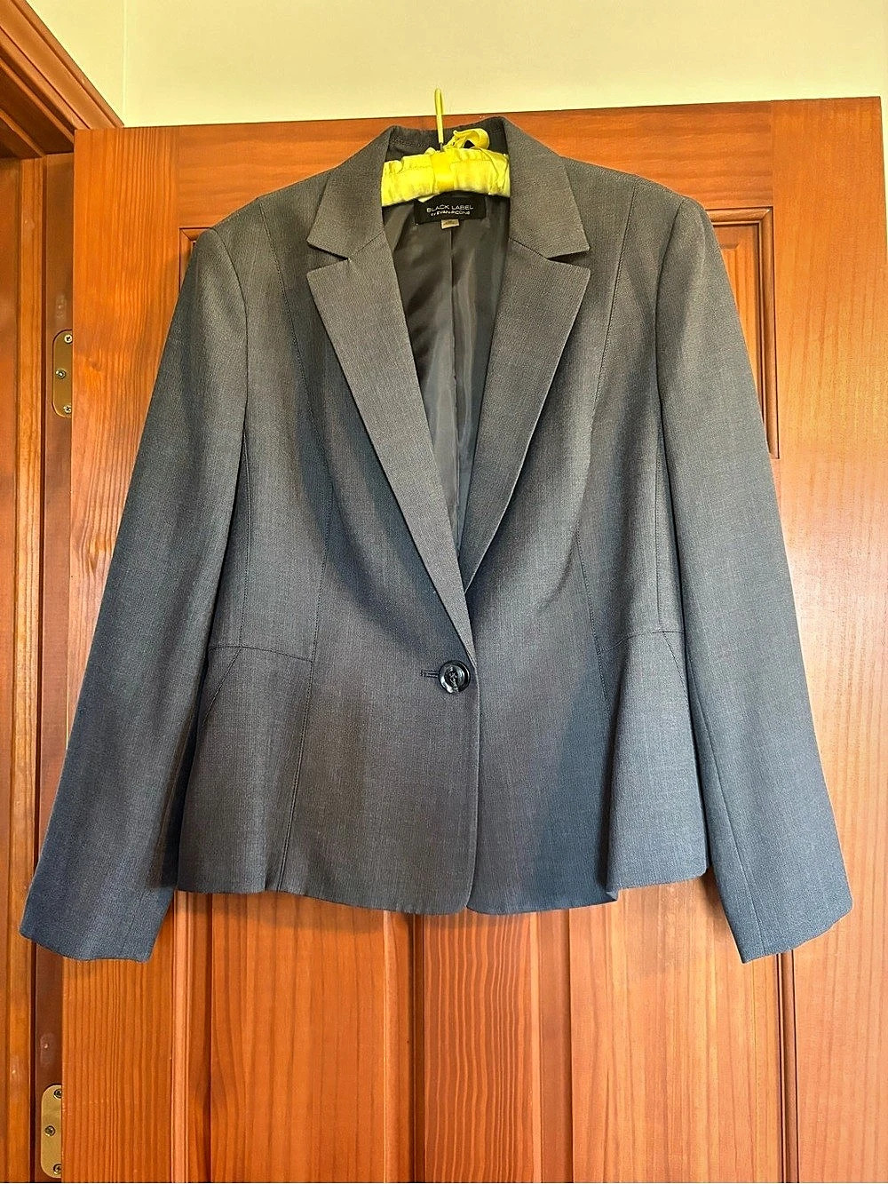 Evan-Picone Black Label Blazer in Gray Size 16 Like New